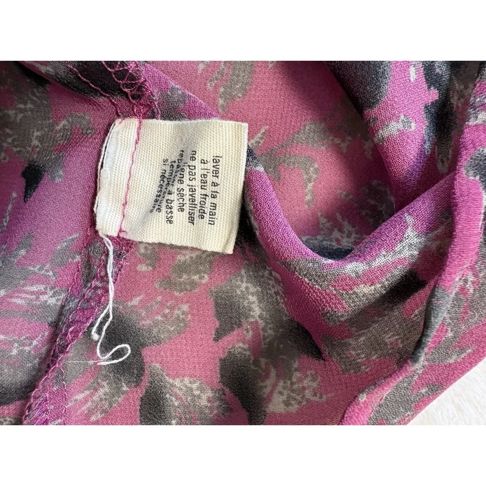Pins and Needles Urban Outfitters‎ Floral Print Blouse Women's Medium Sheer